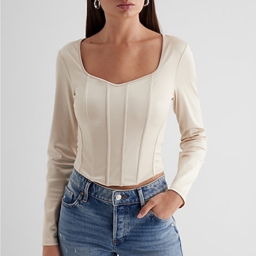NWT Express body contour corset top